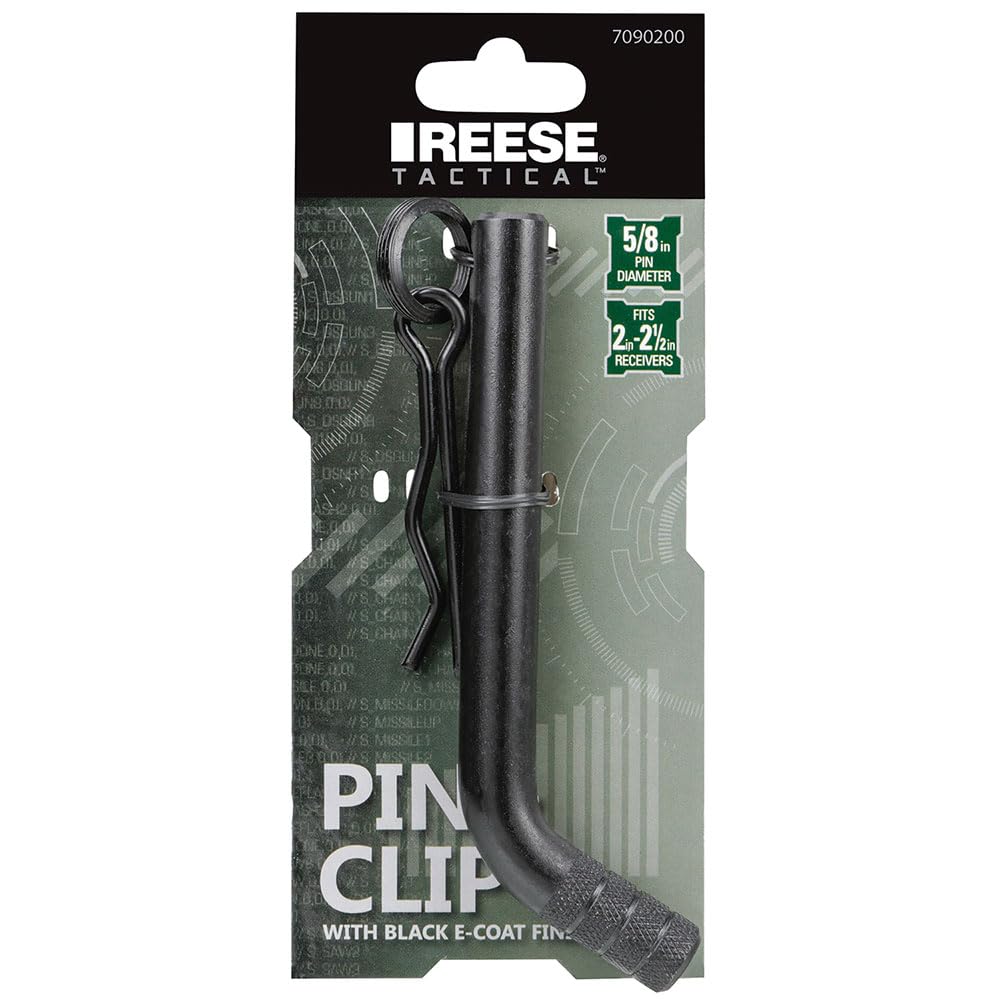Black Tactical E-Coat Reese Pin and Clip