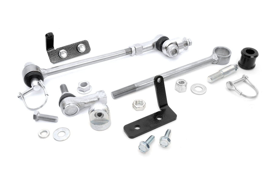 Rough Country Quick Disconnects Front Sway Bar for 1984-2001 Jeep XJ |3" - 1105