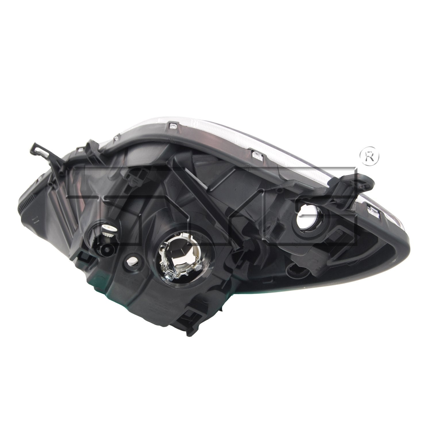 Left TYC Headlight Assembly Compatible with 2009-2011 Toyota Yaris