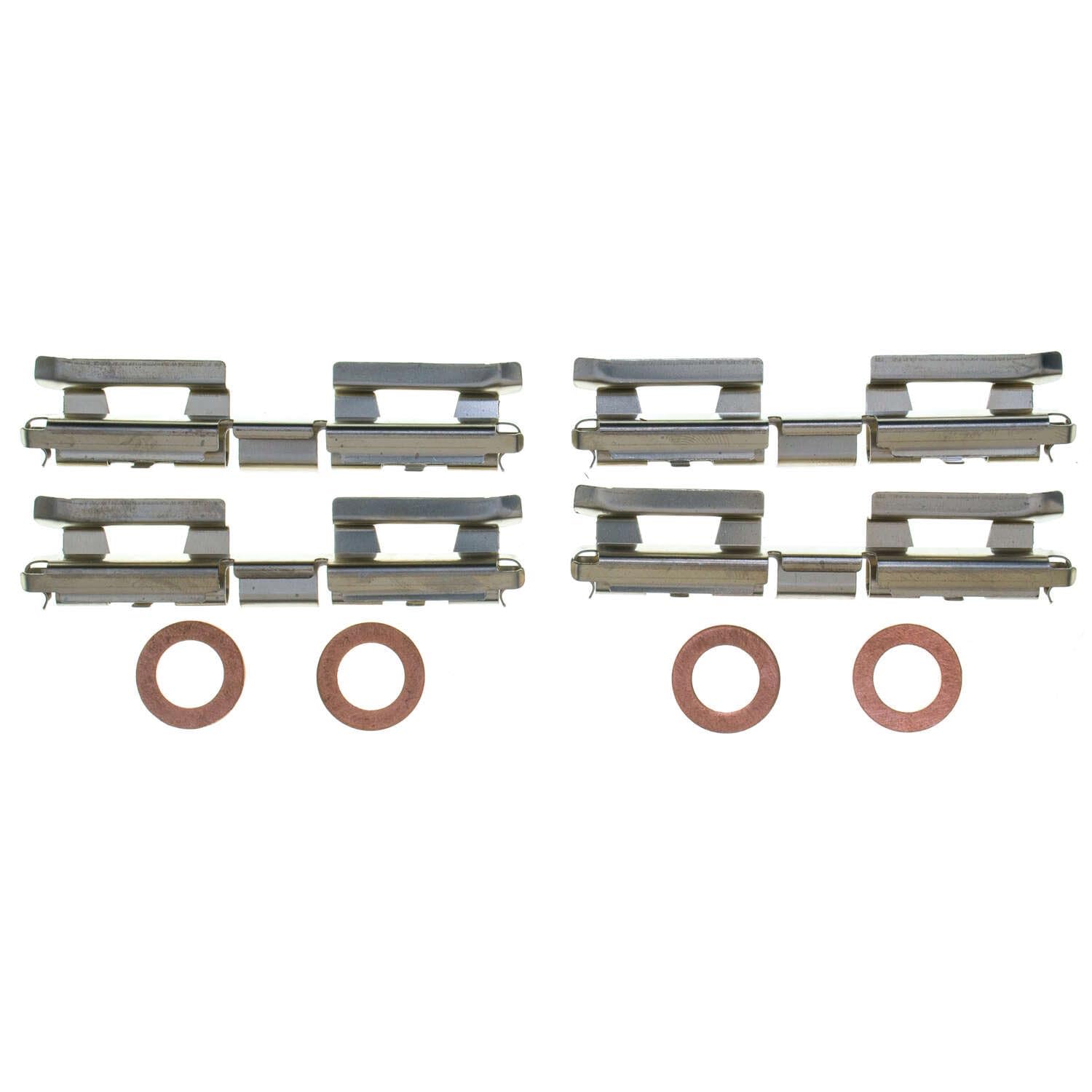 Rear Power Stop S15018 Pair of High-Temp Red Powder Coated Calipers
