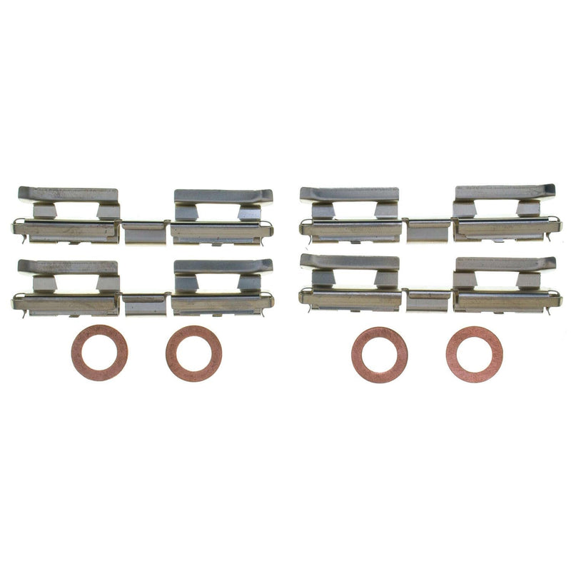 Rear Power Stop S15018 Pair of High-Temp Red Powder Coated Calipers