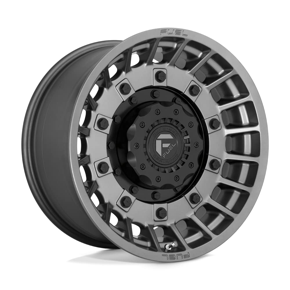 FUEL OFF-ROAD 20X10 D726 MILITIA, 8X180, 4.79, -18mm MATTE ANTHRACITE AND BLACK - D72620001847