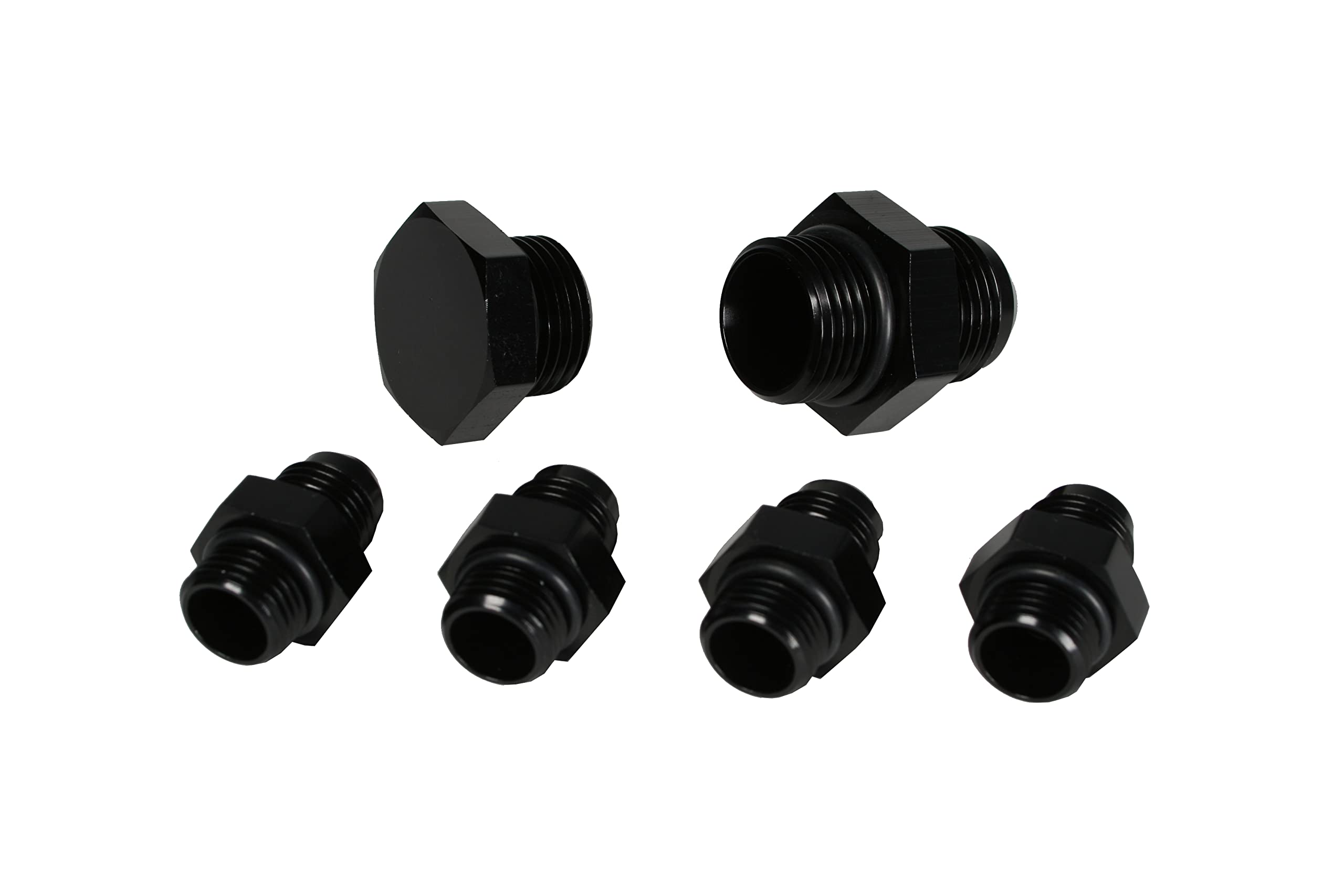 Fuel Pressure Regulator Fitting Kit Aeromotive 15202 for Dual Carburetor Systems