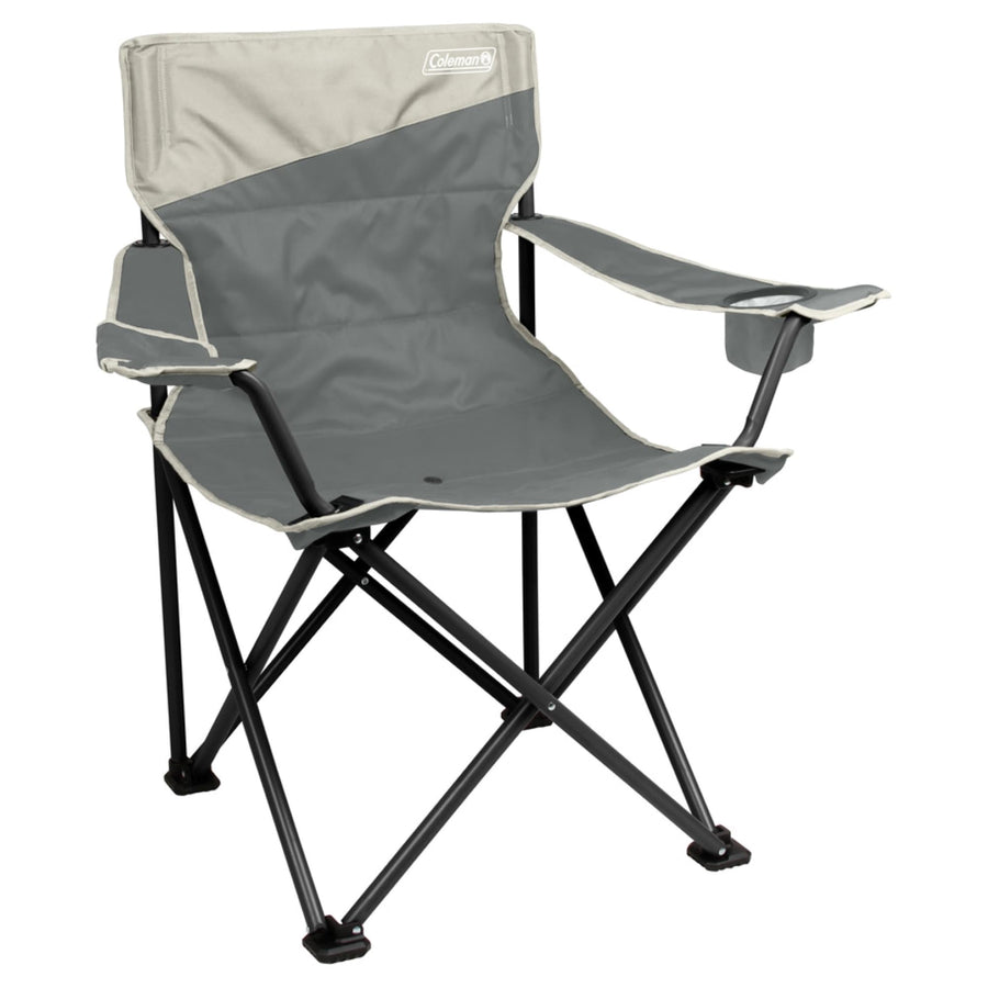 Coleman Camping Chair Big-N-Tall with Cup Holder & Side Pocket, Water-Resistant XL Outdoor Seat Supports up to 600 lbs, Great for Camping, Tailgating, Firepits, Patio, & More