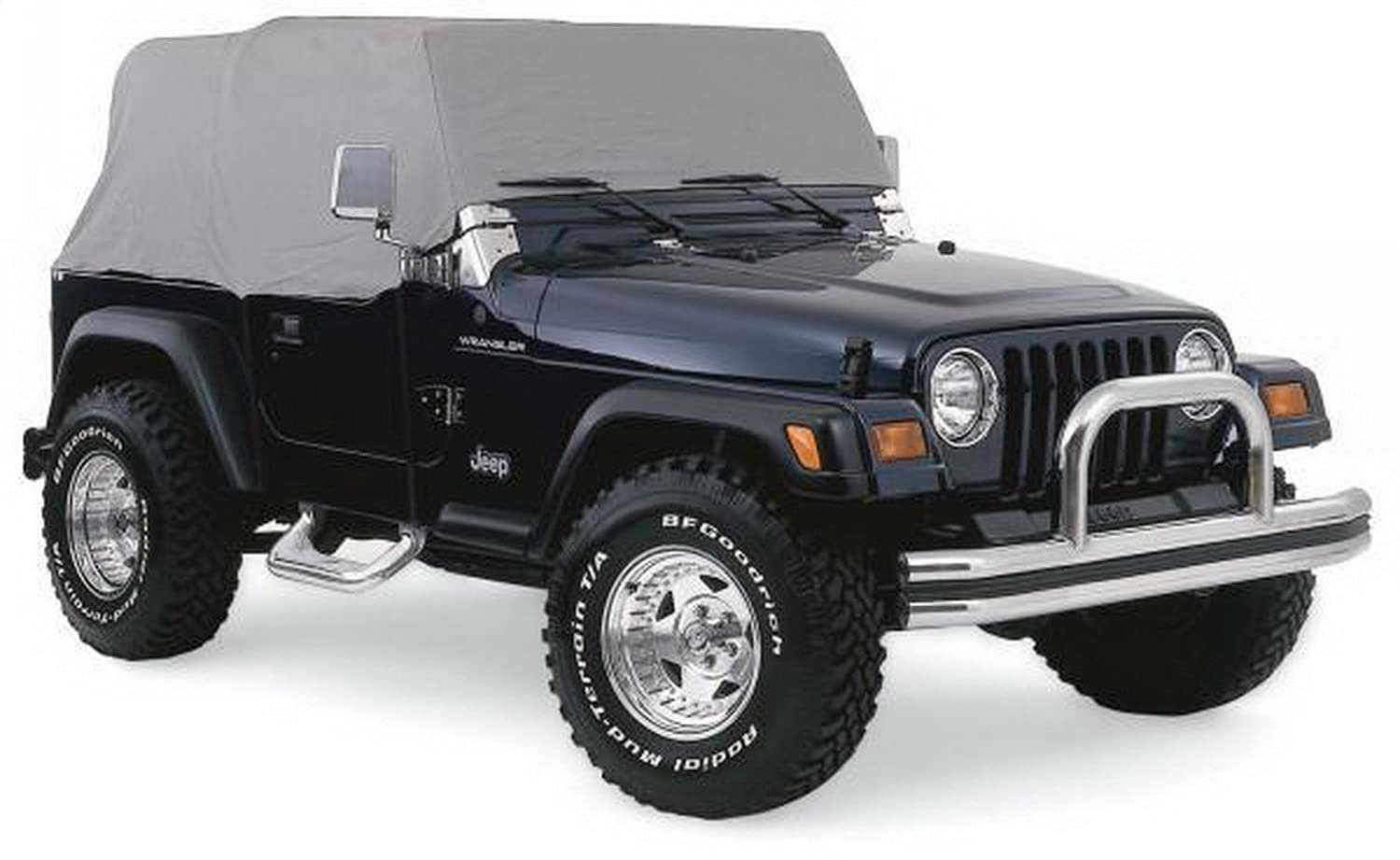 Cab Cover RAMPAGE PRODUCTS for Jeep CJ | Door Flaps, Waterproof, Grey | 1159 | Fits 1976-1986 Jeep CJ7
