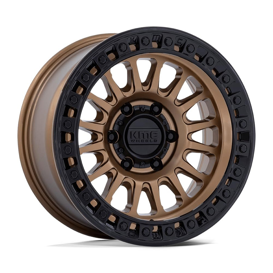 KMC Wheels 20X9 IMS 5X5.05 0mm MATTE BRONZE WITH GLOSS BLACK LIP - KM552ZB20905000