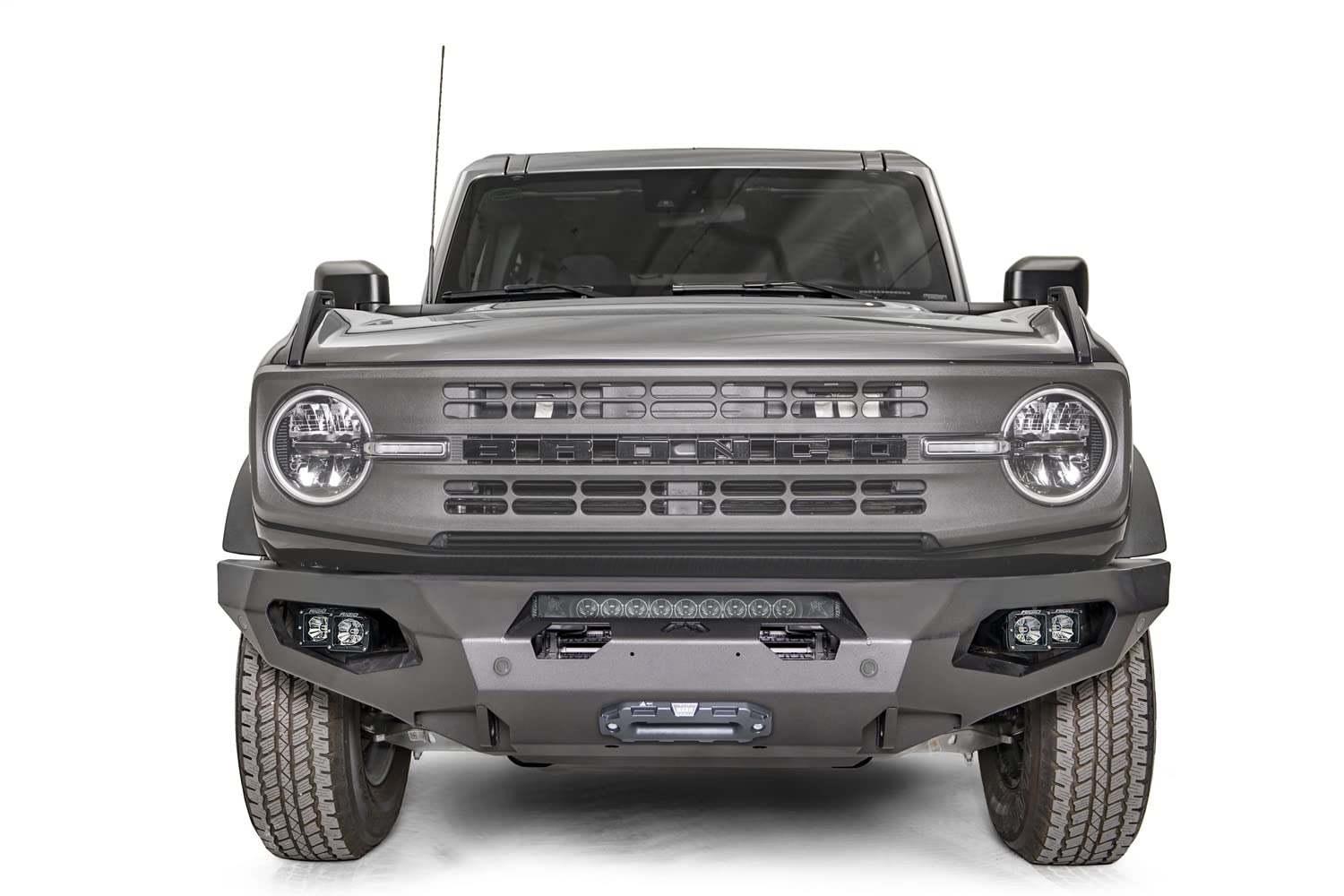FB21-X5252-1 Fab Fours Inc. Front Replacement Bumper fits Ford Bronco