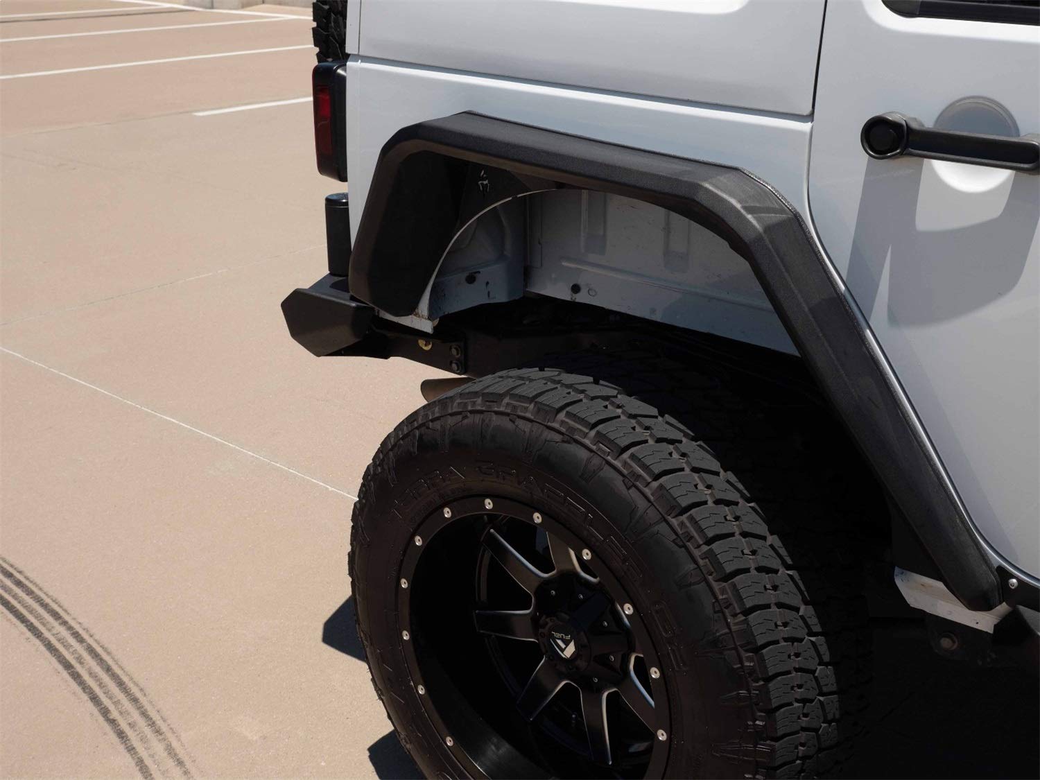 Rear Fendor Flares Road Armor RDA507AFR0B Fits Jeep Wrangler