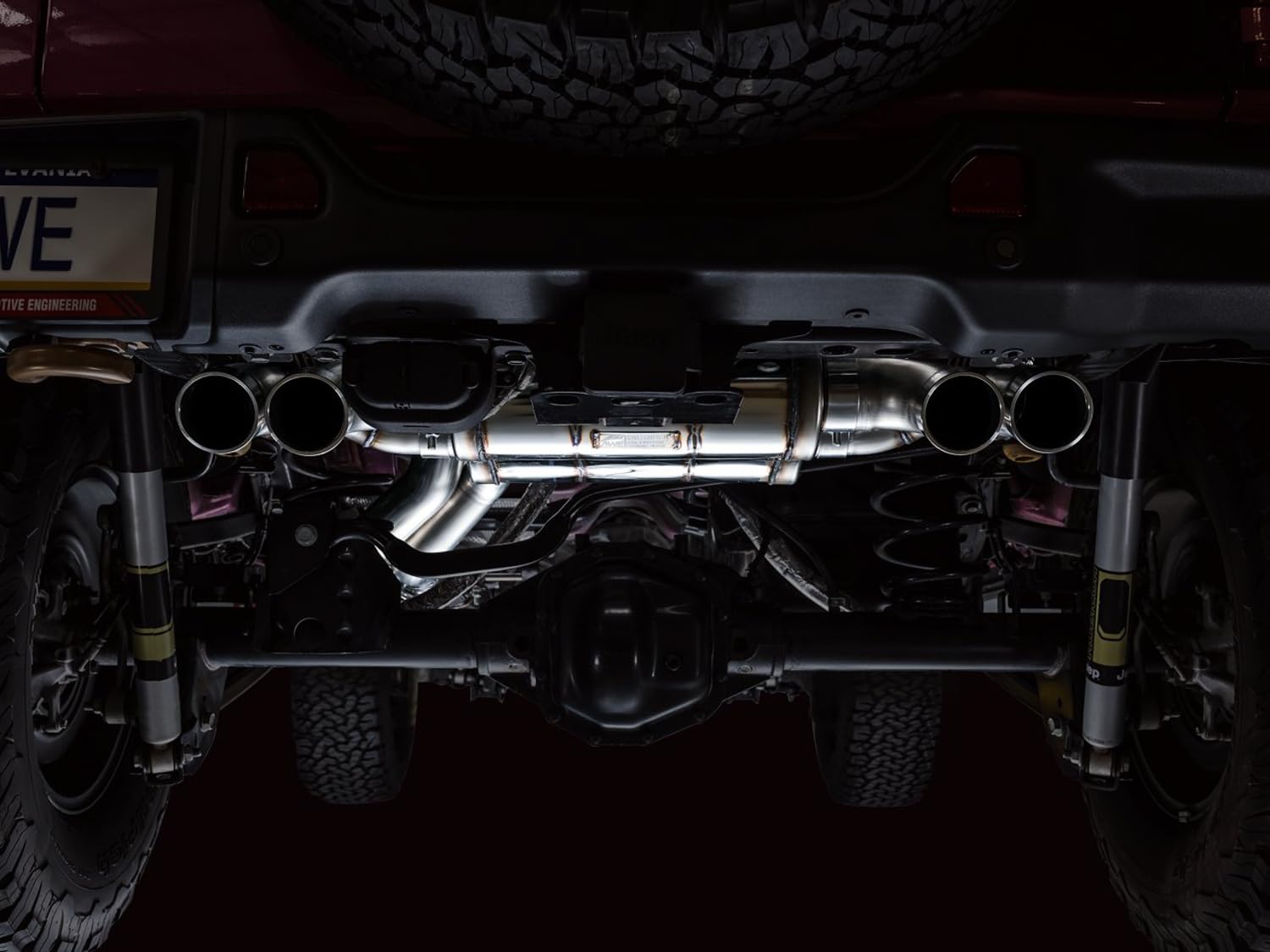 Wrangler 392 AWE 21+ Cat-Back Exhaust- Quad BashGuards Switchpath