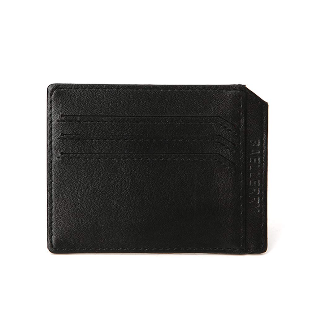 New JAGENIE Slim Creative Credit Card Wallet License Package Cards Holder Cash Pocket Black