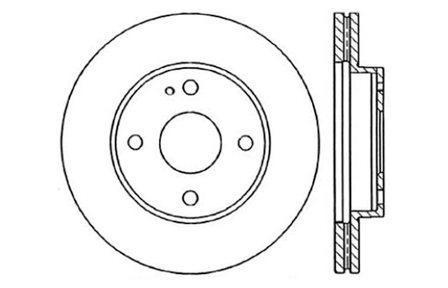 Sport Drilled/Slotted Brake Rotor StopTech 127.45039L (Front Left), 1 Pack