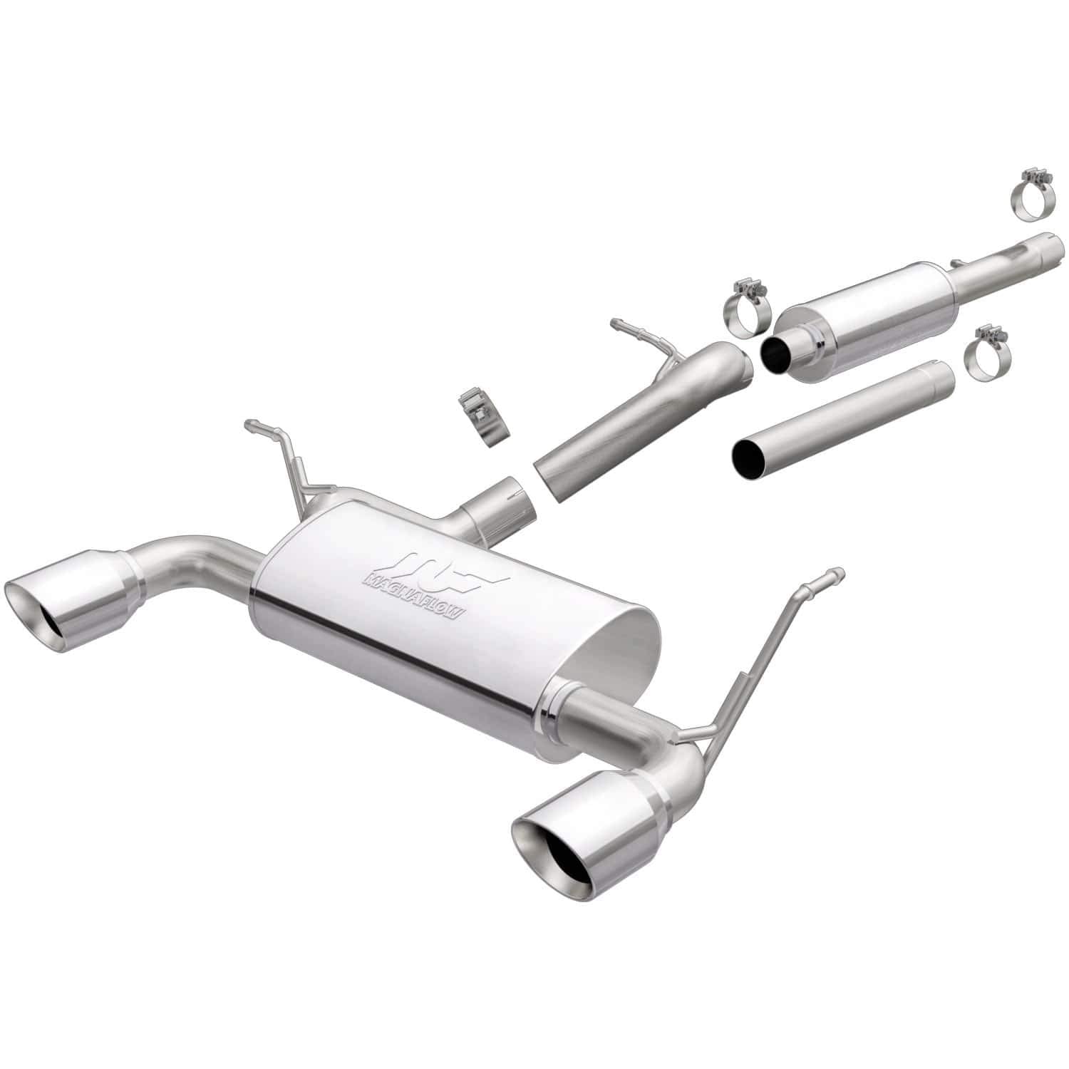 2012-2018 Jeep Wrangler JK MagnaFlow Cat-Back Performance Exhaust System, V6 3.6L