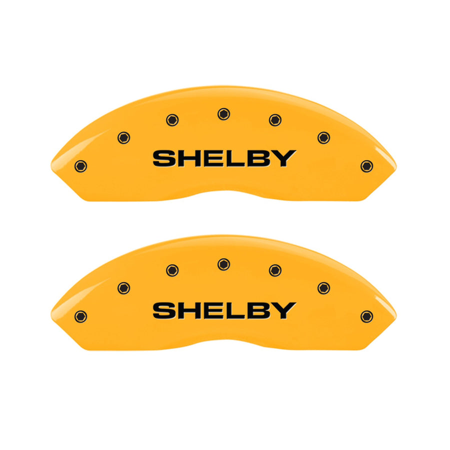 Caliper Covers MGP 10017SSBYYL, Yellow
