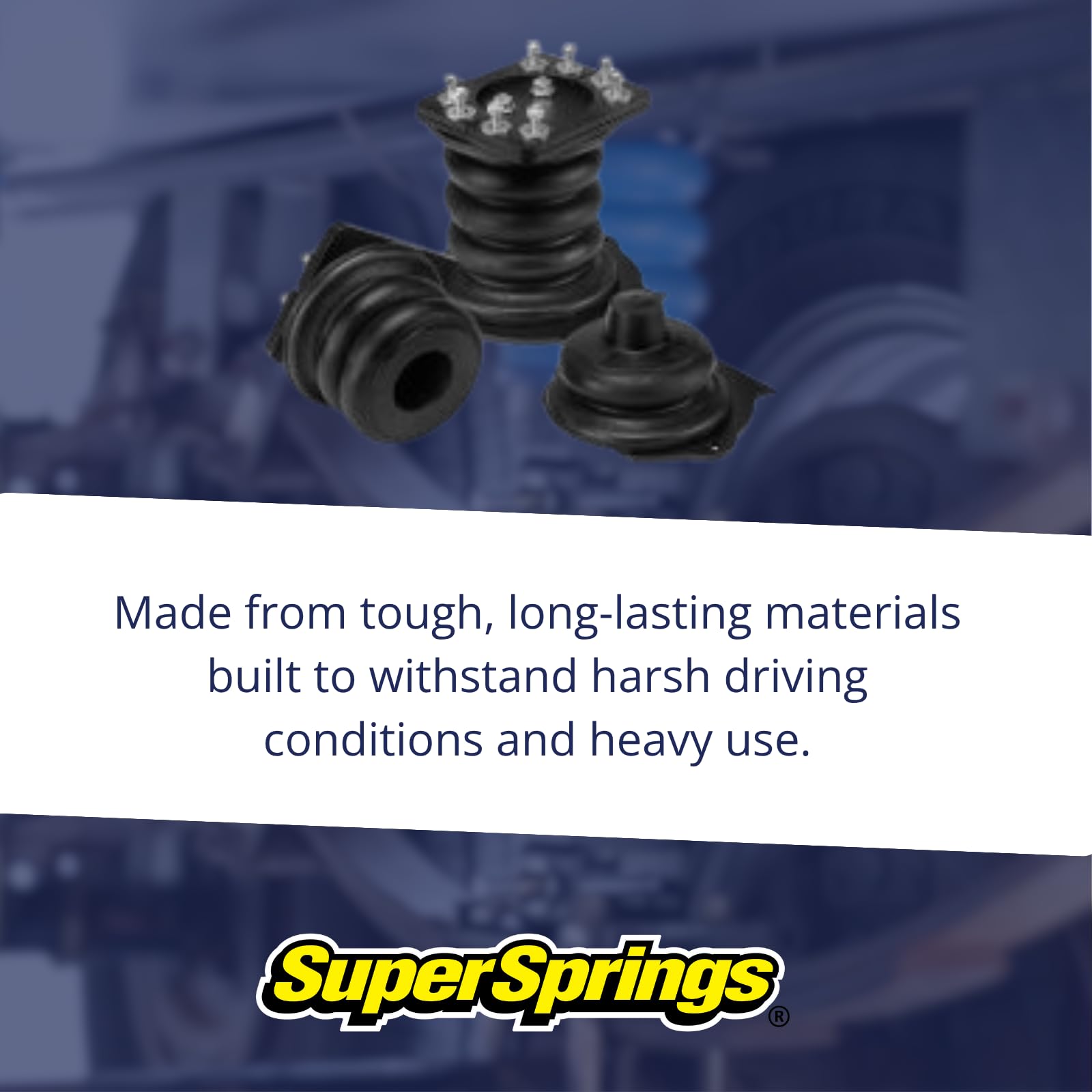 SumoSprings Rear for Chevrolet Silverado 2500|3500, GMC Sierra 2500|3500, Black | SuperSprings SSR-203-47-2
