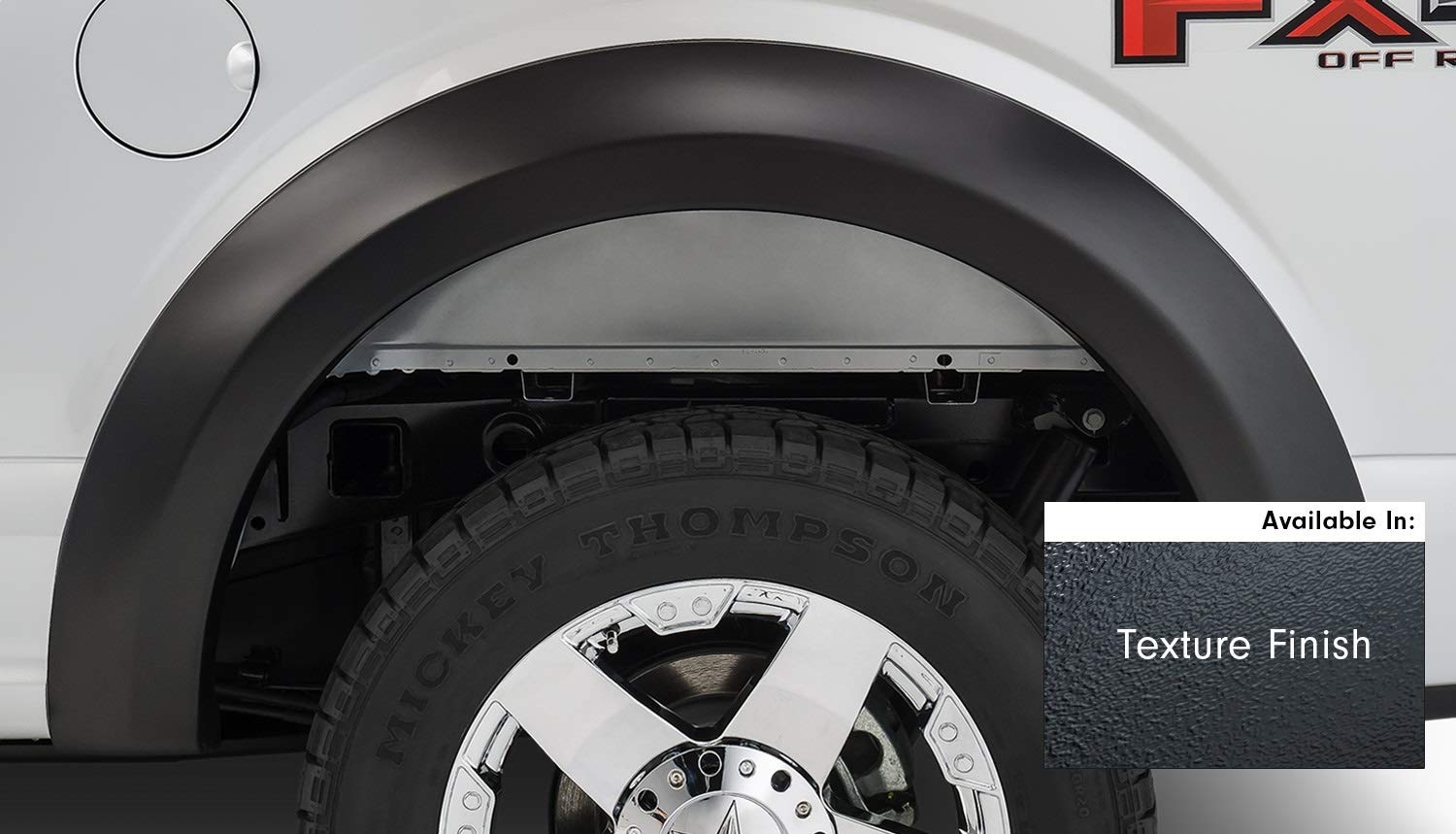 Trail Riders Stampede Extended Style Fender Flares | 2015-2017 Ford F-150, Textured Black, 4 Pcs. | 8532-5