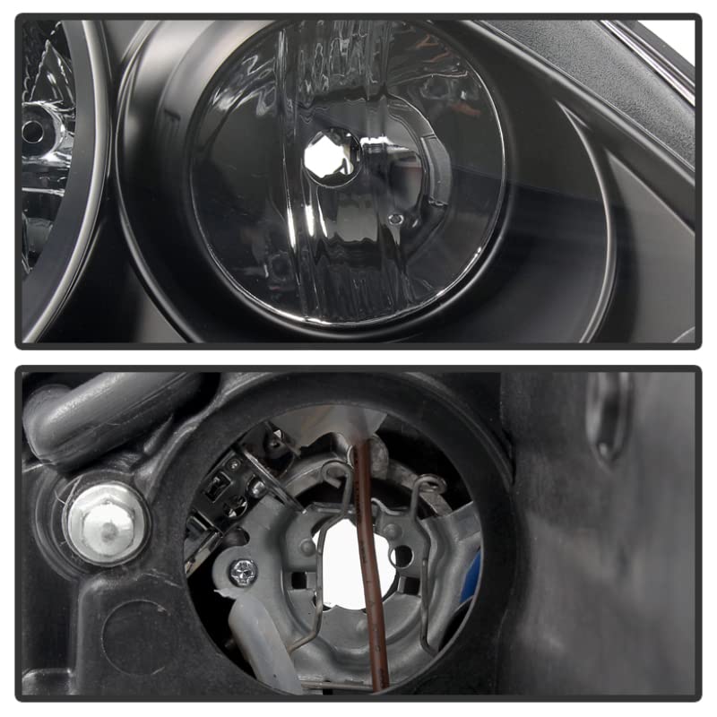 Porsche Cayenne 03-06 Spyder 5080967 Projector Headlights - Xenon/HID Model Only (Not Compatible With Halogen Model) - DRL LED - Black