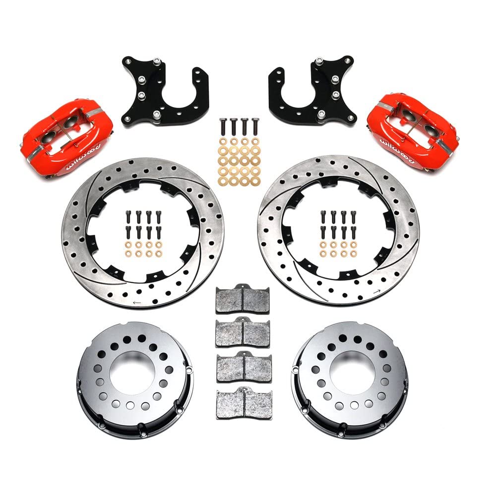 Red FDLI P/S Rear Kit, Drilled