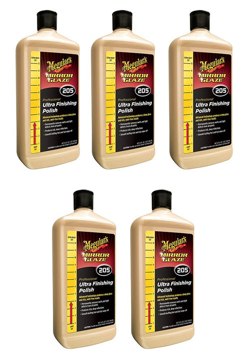 Meguiars M205 Ultra Finishing Polish MbKvF, 32 oz. (5 Pack)
