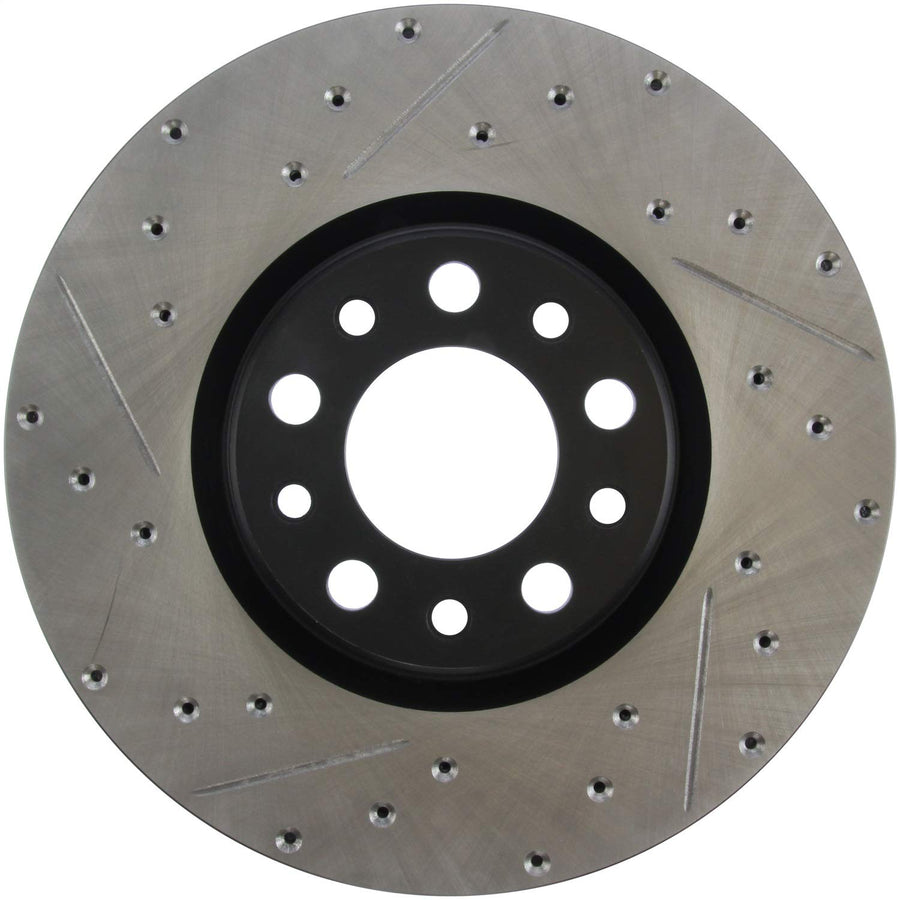 Sport Drilled/Slotted Brake Rotor StopTech 127.63080R (Front Right), 1 Pack