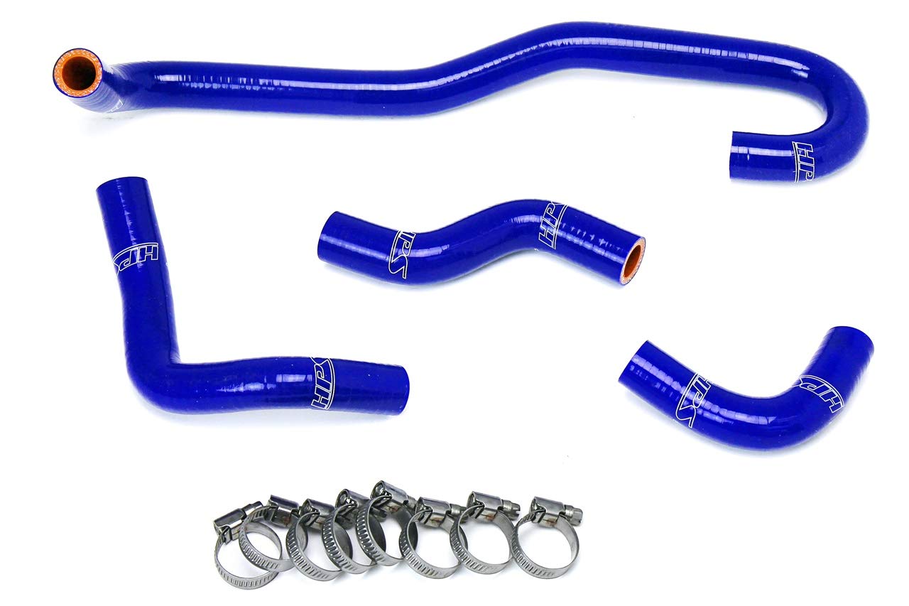 Blue HPS 57-1655-BLUE Silicone Heater Hose Kit Coolant