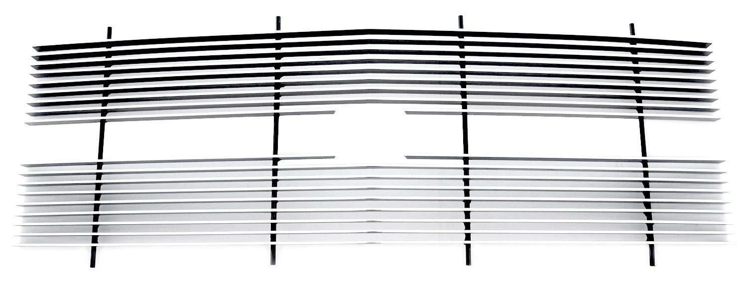 Horizontal T-Rex 20030 Aluminum Polished Finish Billet Grille Insert for Chevrolet Pickup Suburban Tahoe