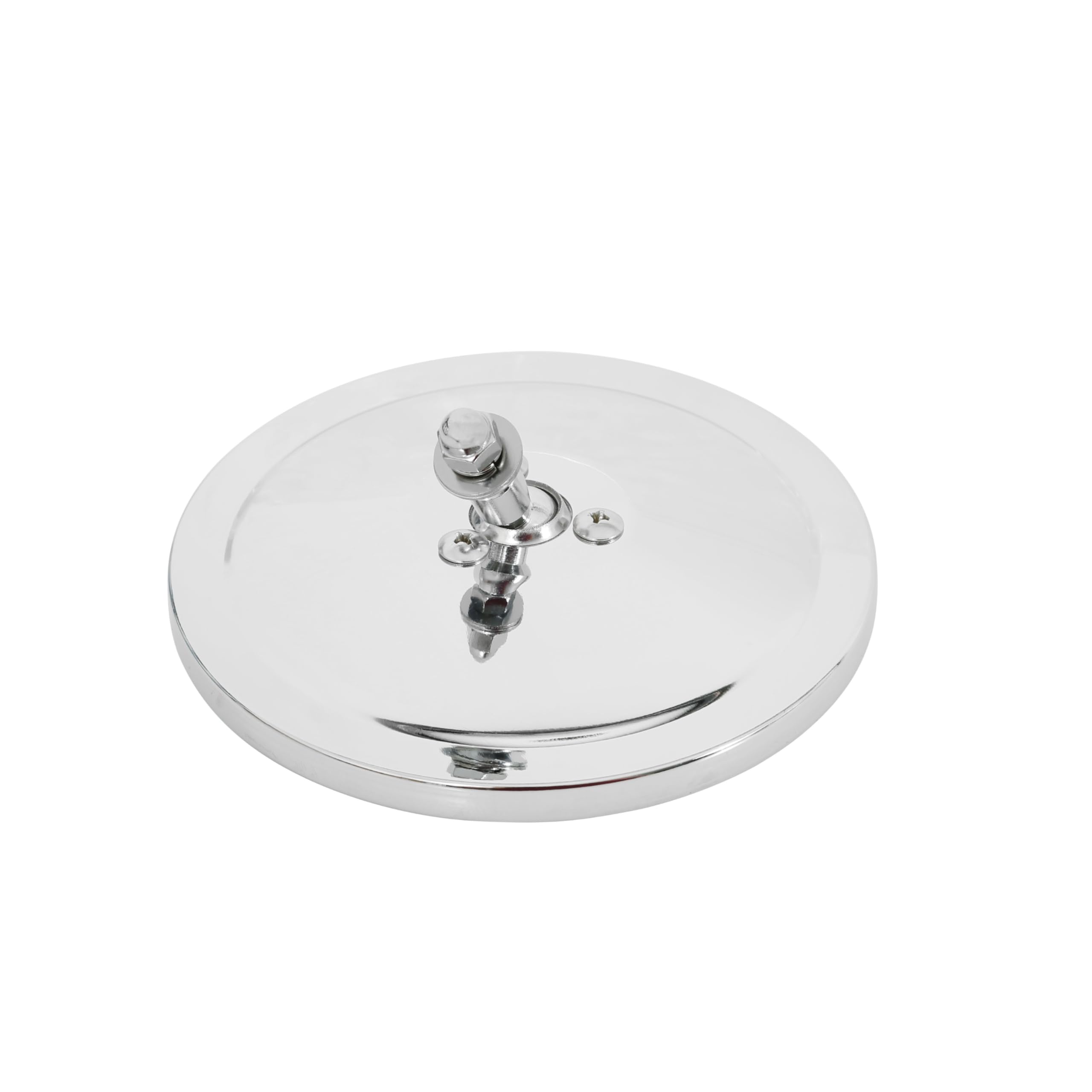Complete Brothers Trucks Mirror Set-Chrome/Stainless-Round/Smooth - Pair