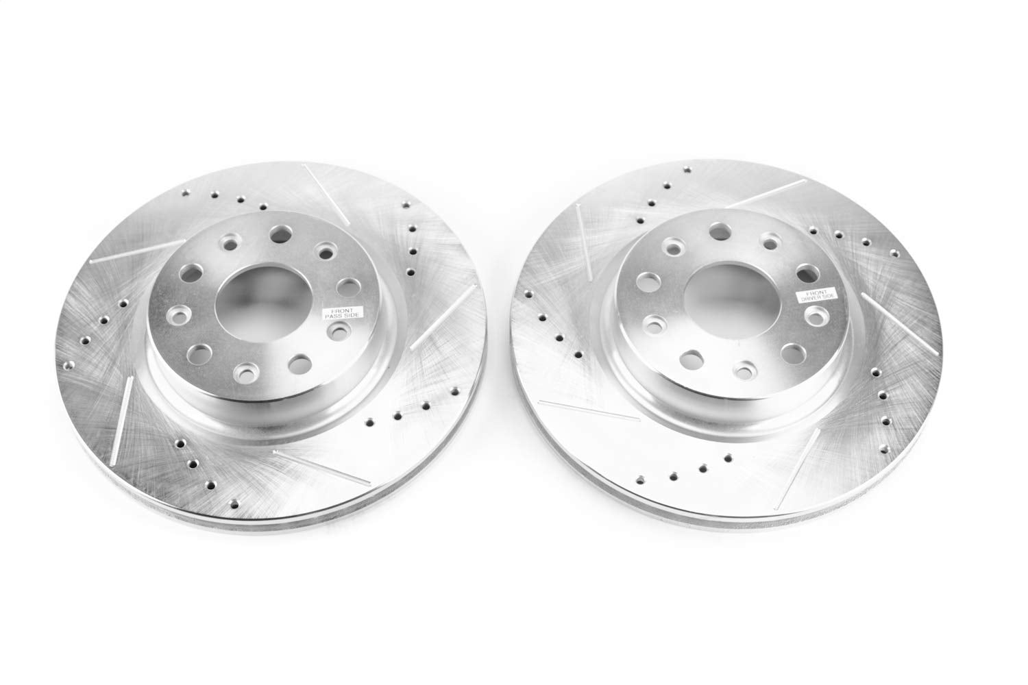 Power Stop Drilled and Slotted AR8387XPR Front Brake Rotor Pair For Jeep Wrangler 2018-2024 [Model Specific]