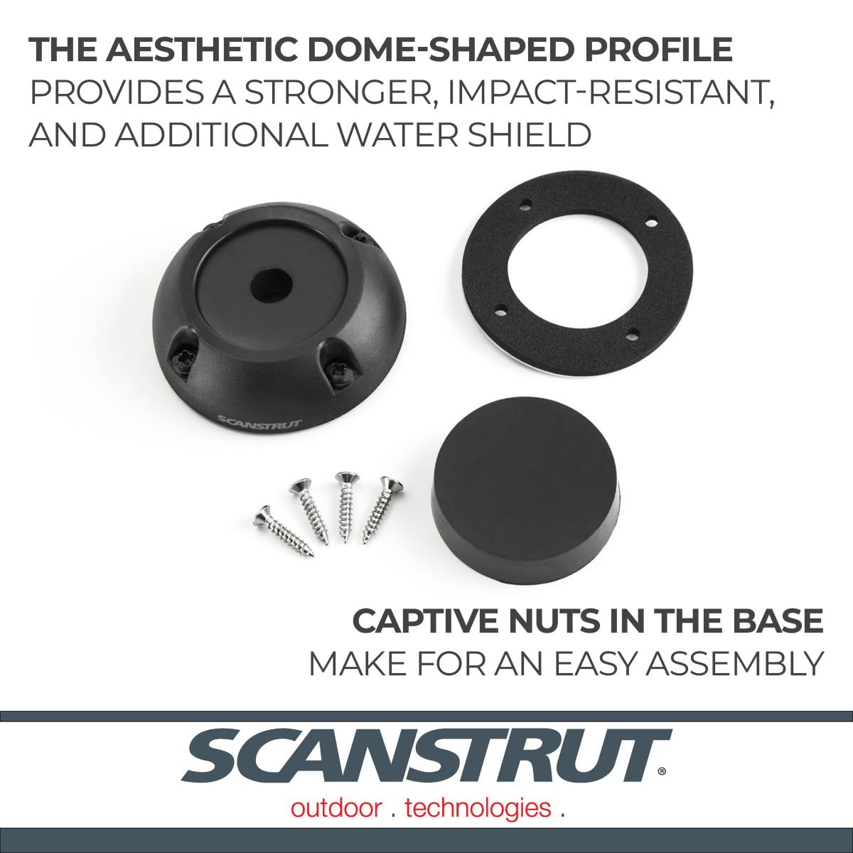 Cable Seal Scanstrut DS40-P-BLK for Connectors Up to 40mm, Cables 12-15mm - Black