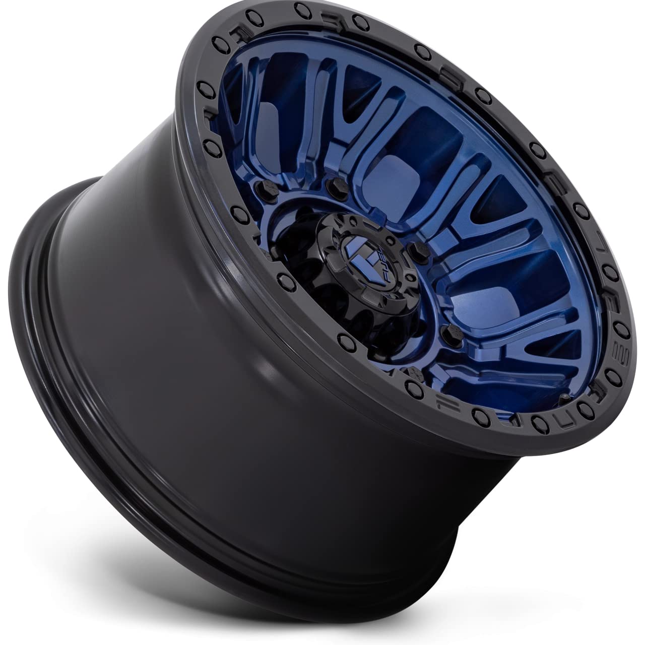 D827 TRACTION FUEL OFF-ROAD 17X9, 6X5.5, 4.53, -12mm DARK BLUE WITH BLACK RING - D82717908445