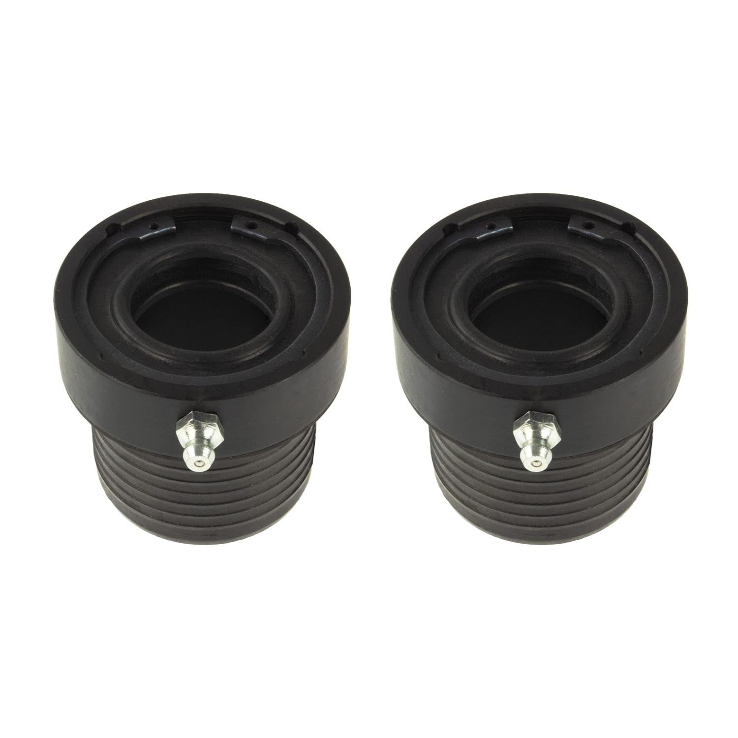 MG21103 TEN Factory Tube Seals (Axle Dust Shield) for Dana 30/44 Axles, Black Finish, Left & Right - Fits Jeep Wrangler TJ/YJ/JK, Cherokee XJ, Dana 30 Reverse, Dana 44 Standard & JK Reverse
