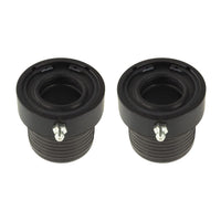 MG21103 TEN Factory Tube Seals (Axle Dust Shield) for Dana 30/44 Axles, Black Finish, Left & Right - Fits Jeep Wrangler TJ/YJ/JK, Cherokee XJ, Dana 30 Reverse, Dana 44 Standard & JK Reverse