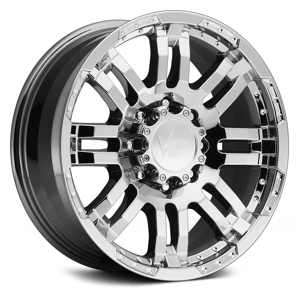 Chrome VISION OFF-ROAD WARRIOR Wheel (0 x 6.5 inches /5 x 130 mm, 45 mm Offset)