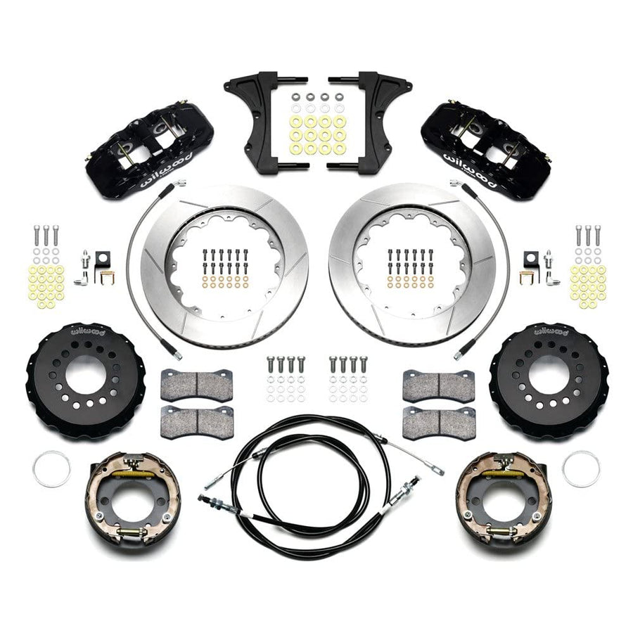 Rear AERO4 Kit,14.00, Drilled, Nickel