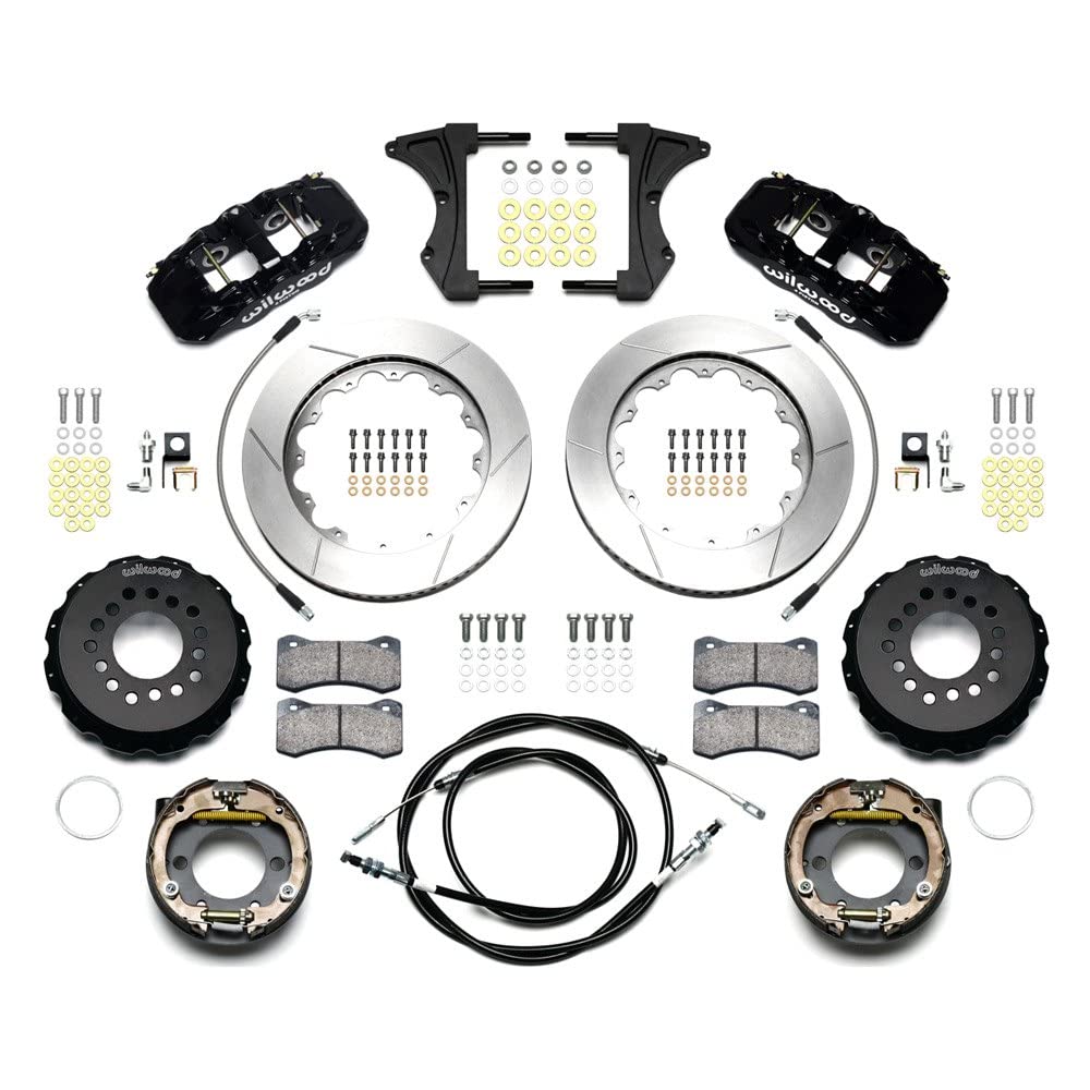Rear AERO4 Kit,14.00, Drilled, Nickel