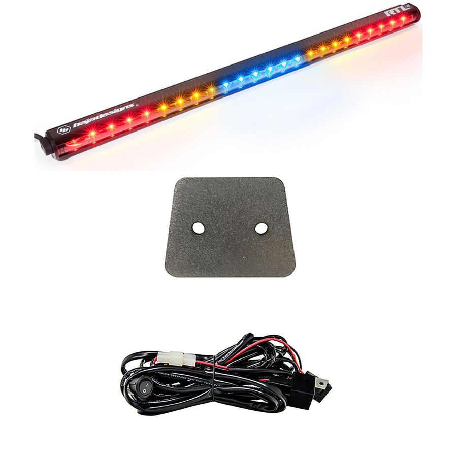 RTL BBaja Designs 30-inch LED Bar Rear Light Kit for Honda Talon 2019-21 with 2-Seats UTV (Blue; No Turn Signal)
