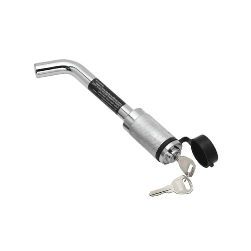 Trailer Hitch Lock Draw-Tite 63253, Fits 2-1/2 Inch Square Receiver, 5/8 Inch Pin Diameter, Bent-Pin Style