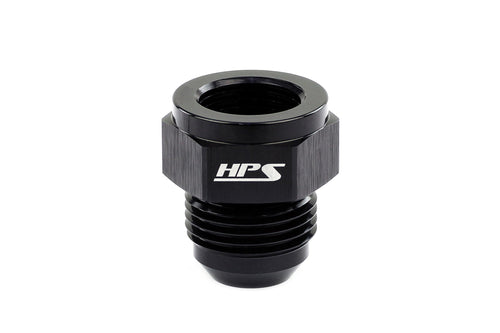 HPS AN951-12-16 Expander AN Adapter Fitting, Aluminum, Size: AN-12 Female to AN-16 Male, Angle: Straight, Black