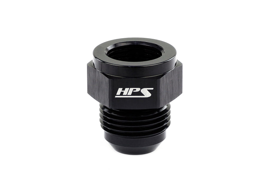 HPS AN951-10-12 Expander AN Adapter Fitting, Aluminum, Size: AN-10 Female to AN-12 Male, Angle: Straight, Black