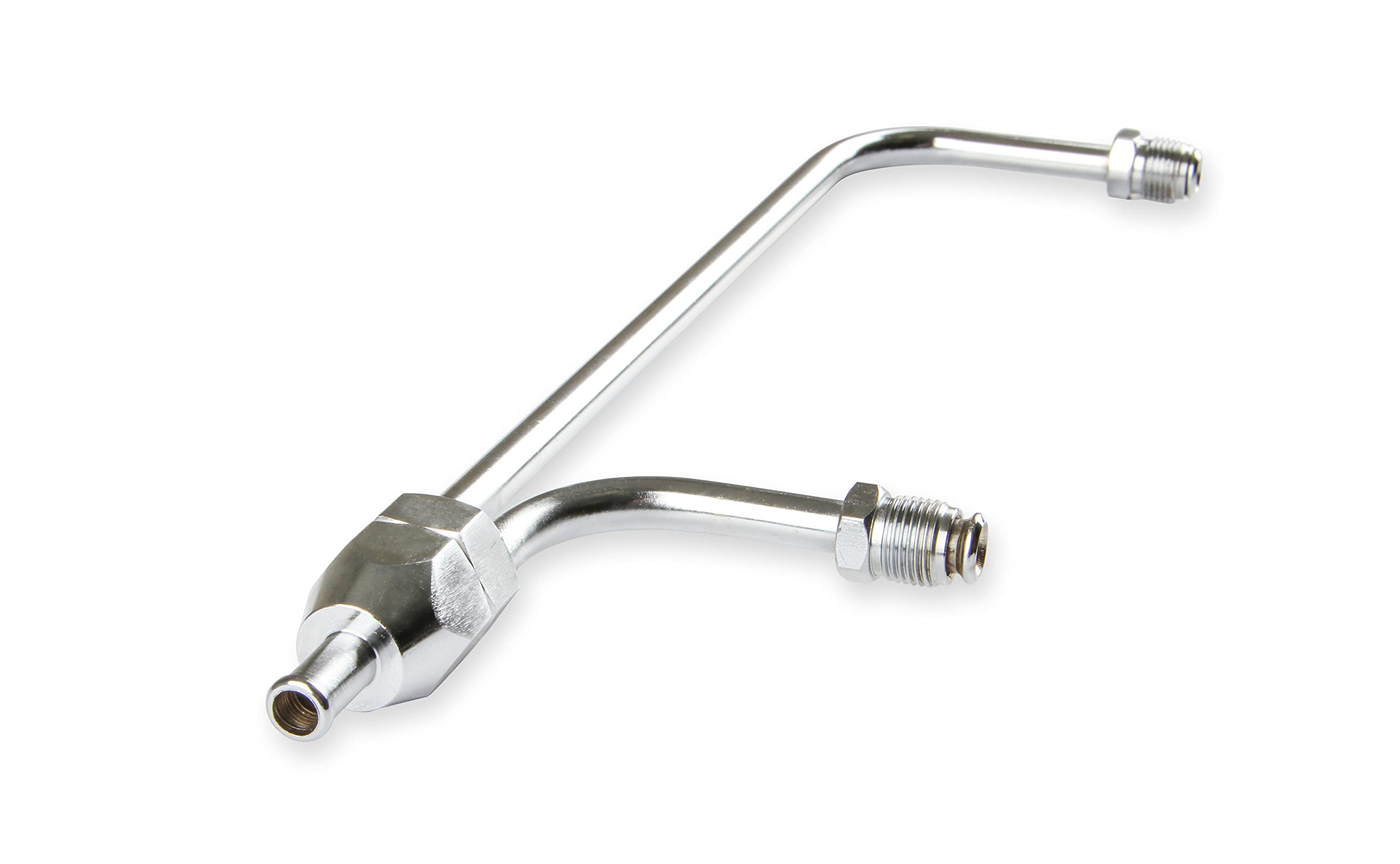 Chrome Gas Line Kit Mr. Gasket for Holley 4-Barrel Carburetor