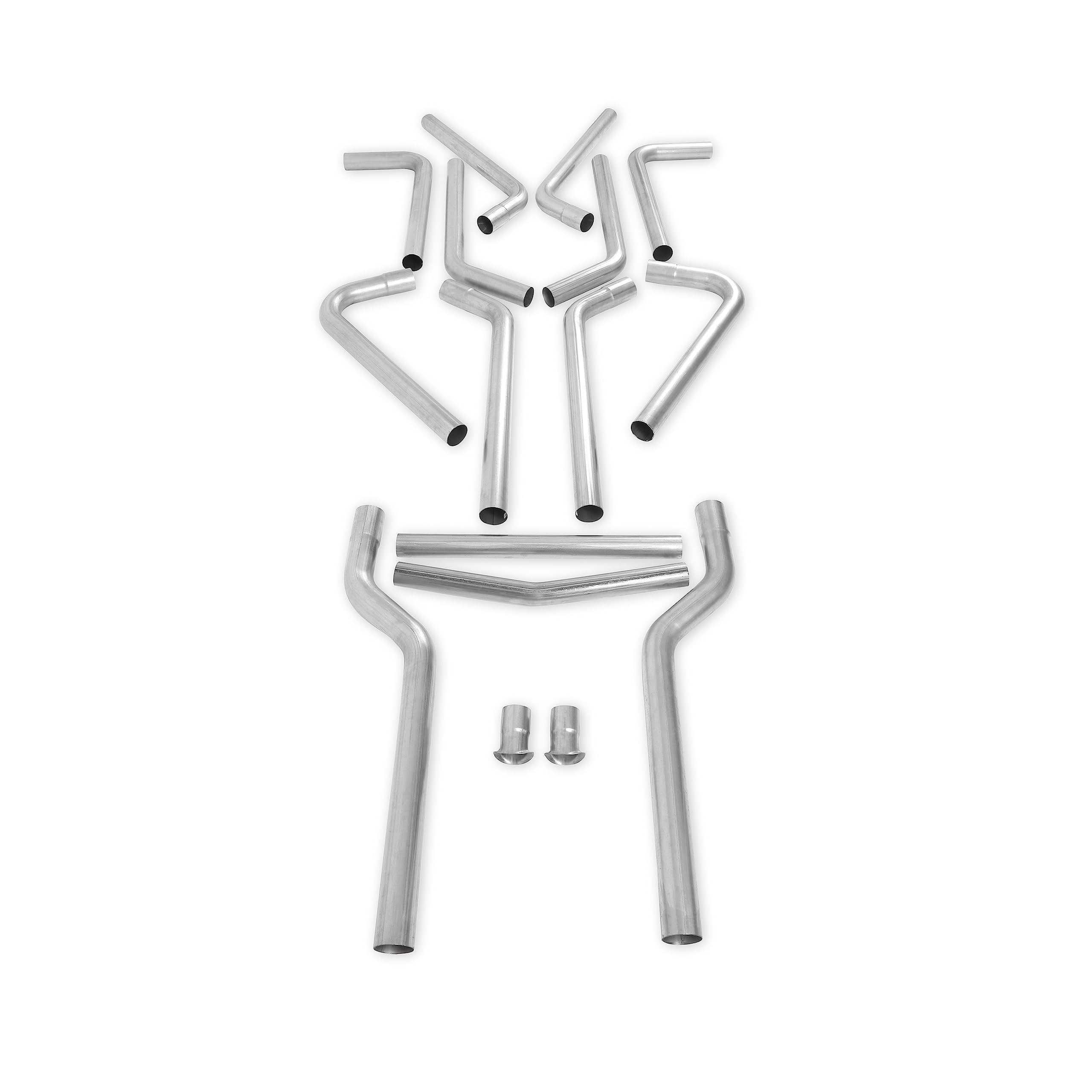 U-Fit Flowmaster 815937 Dual Exhaust Kit 3.00 In. 409S Gray