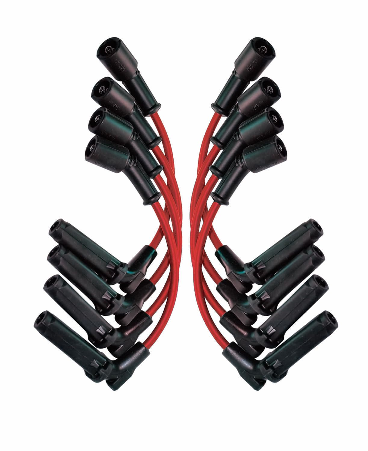 Moroso Ultra Series Red Spark Plug Wires, 11" Length, GM LS, 90 Degree Plug Ends