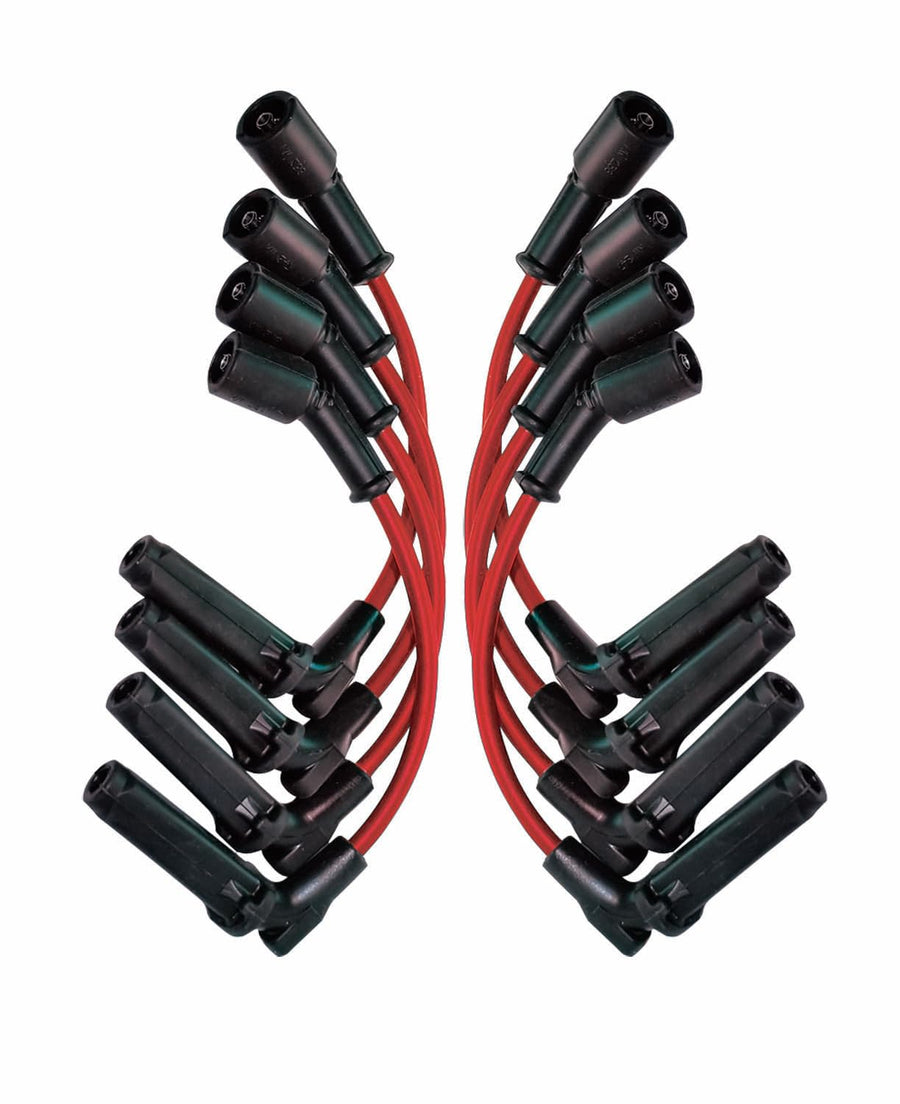 Moroso Ultra Series Red Spark Plug Wires, 11" Length, GM LS, 90 Degree Plug Ends