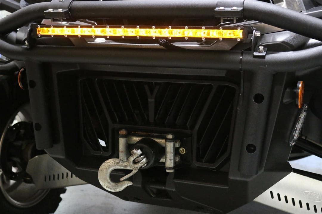 Race Sport RSLP38 38in 5w LoPro Ultra Slim LED Light Bar with Amber Marker and Running Light Function 180w - Includes Rocker Switch Harness