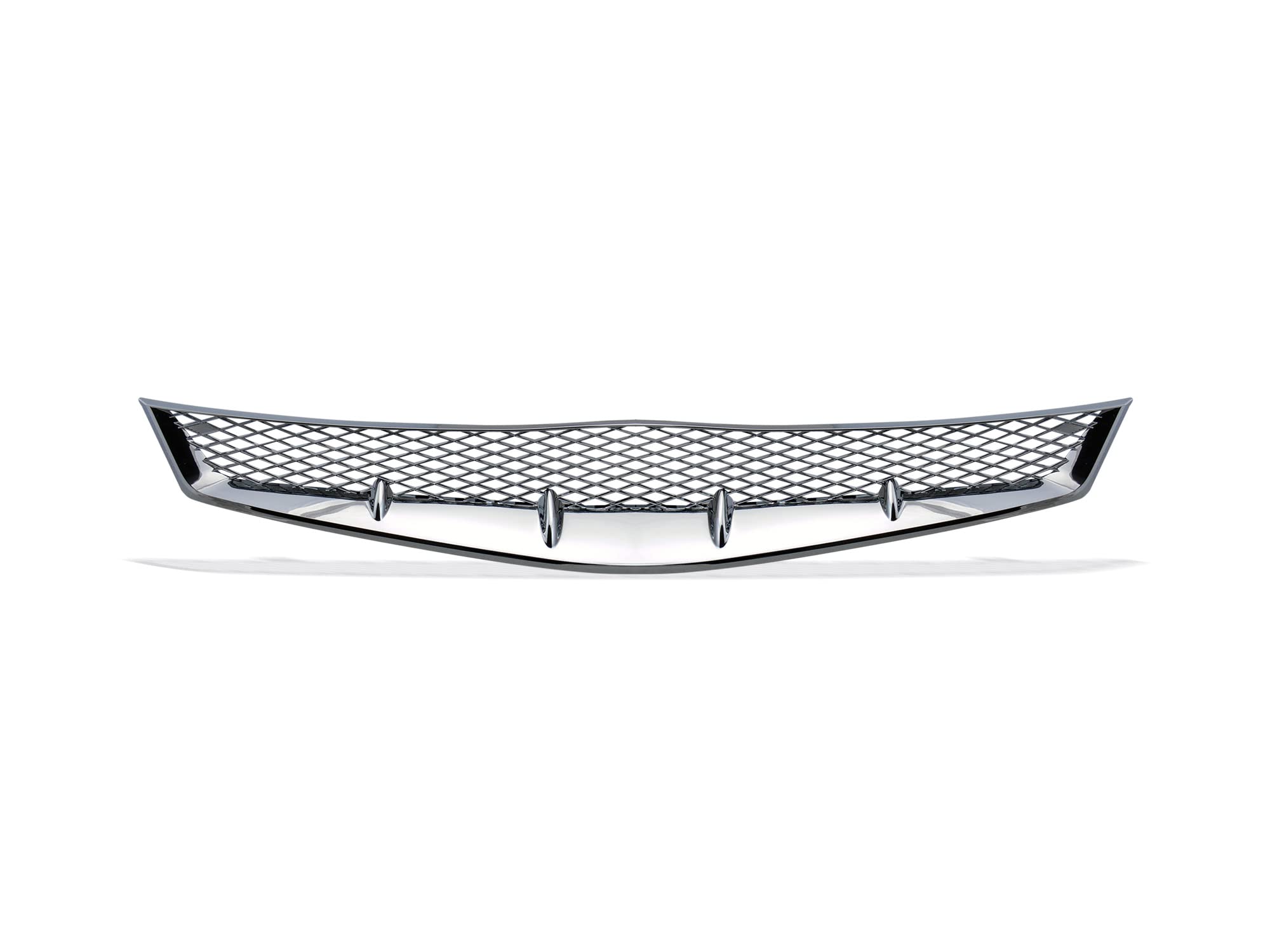7149144 Armordillo USA Mesh Grille Fits 2006-2008 Honda Civic Coupe-Chrome