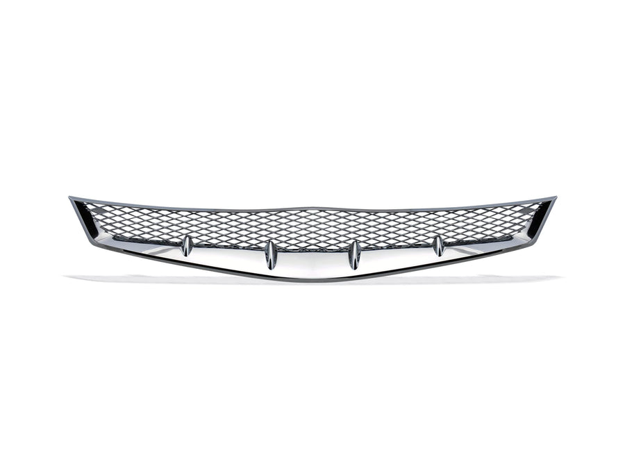 7149144 Armordillo USA Mesh Grille Fits 2006-2008 Honda Civic Coupe-Chrome