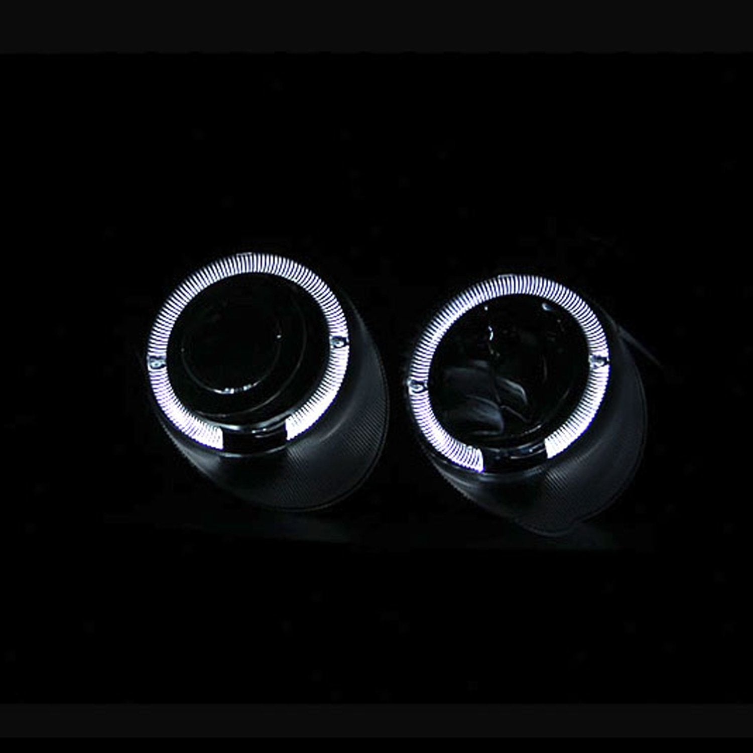 Honda Civic Anzo USA 121055 Projector with Halo Black Headlight Assembly - (Sold in Pairs)