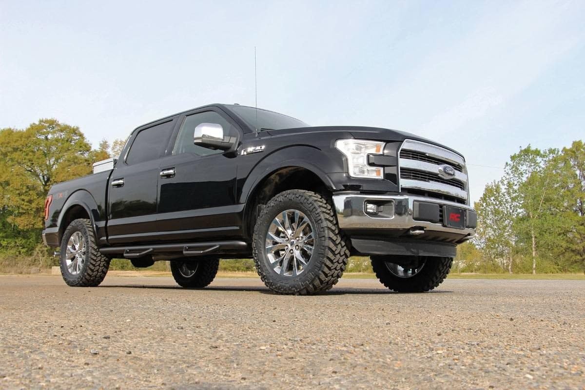 2" Rough Country Leveling Kit for 2014-2024 Ford F-150 | Anodized Red - 569RED