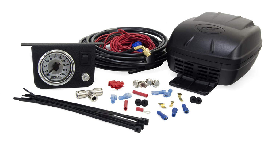 Air Lift Air Compressor and Pressure Gauge - Air Shock Controller 25804