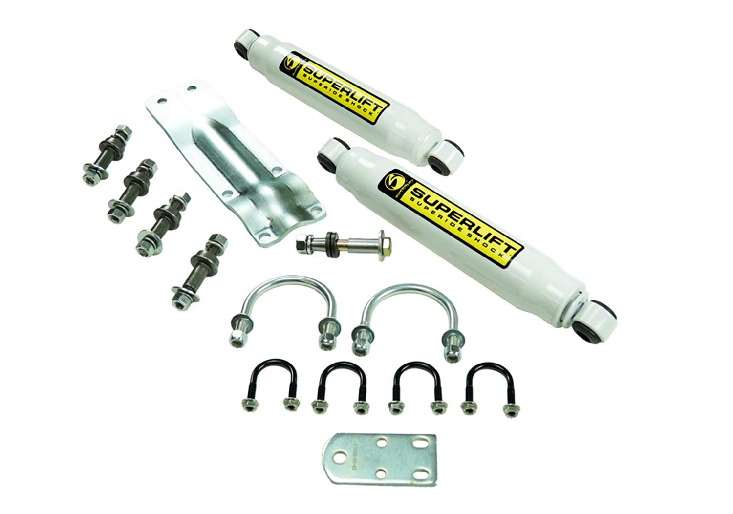 SUPERLIFT SUSPENSION RealTruck Dual Stabilizer Kit for GM/Dodge Pickups | Shadow Series Cylinders | 92660 | Fits 1973-1991 GM 1/2 & 3/4 ton; 1969-1993 Dodge 1/2 & 3/4