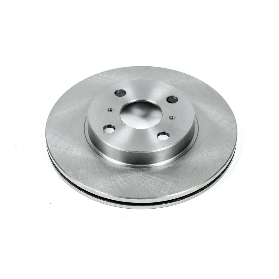 Power Stop Stock Replacement JBR596 Front Brake Rotor For Toyota Echo 2001-2005, Toyota MR2 Spyder 2000-2005 [Model Specific]